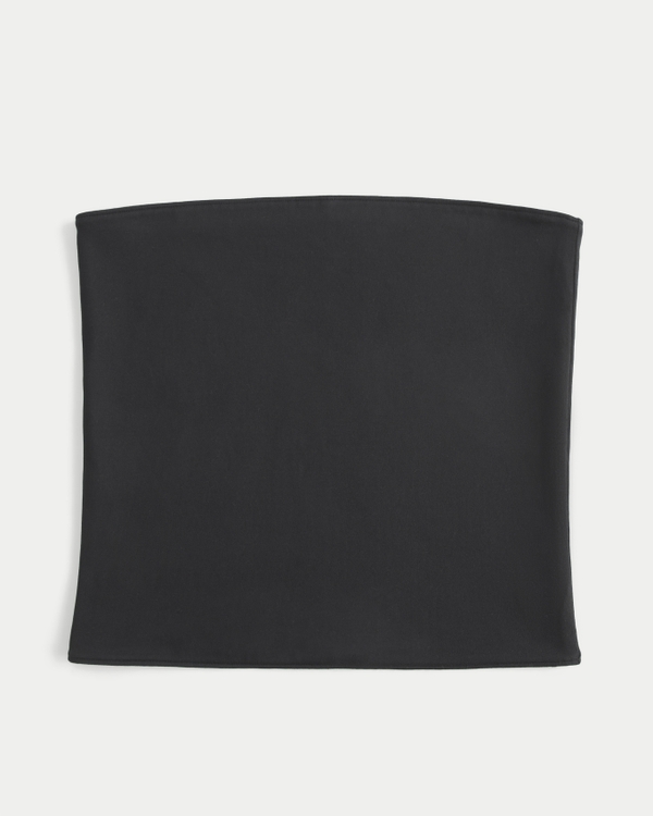 Taylor Seamless Fabric Reversible Tube Top, Black view 2