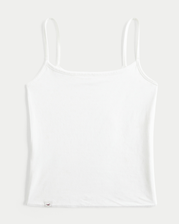 Hollister Callie Reversible Cami, White Floral view 2