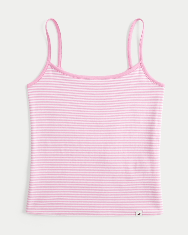 Hollister Callie Reversible Cami, Pink Stripe view 1