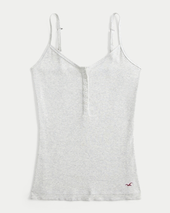 Femmes Caraco à col boutonné | Femmes Hauts | HollisterCo.com