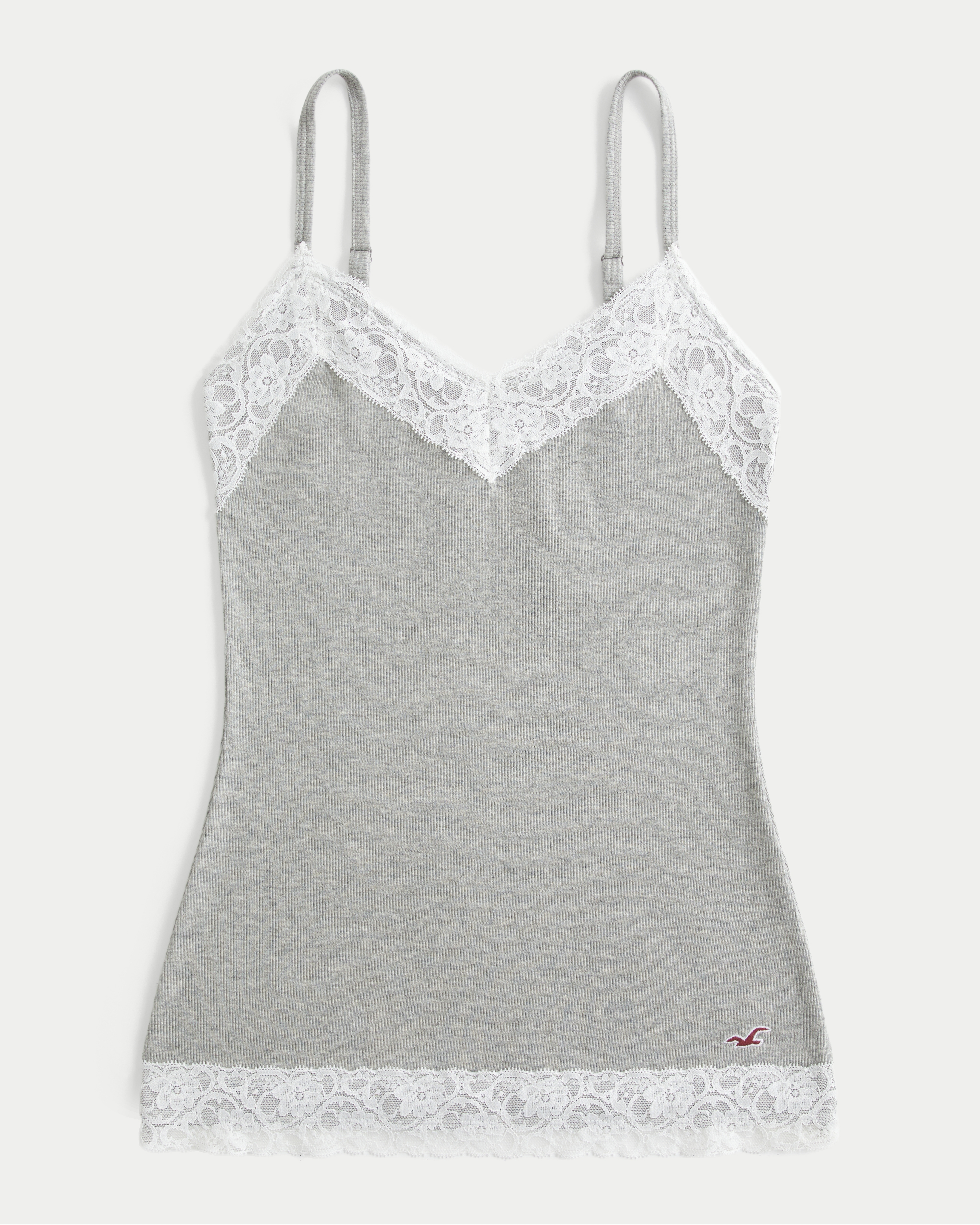 Lace Trim Layering Cami