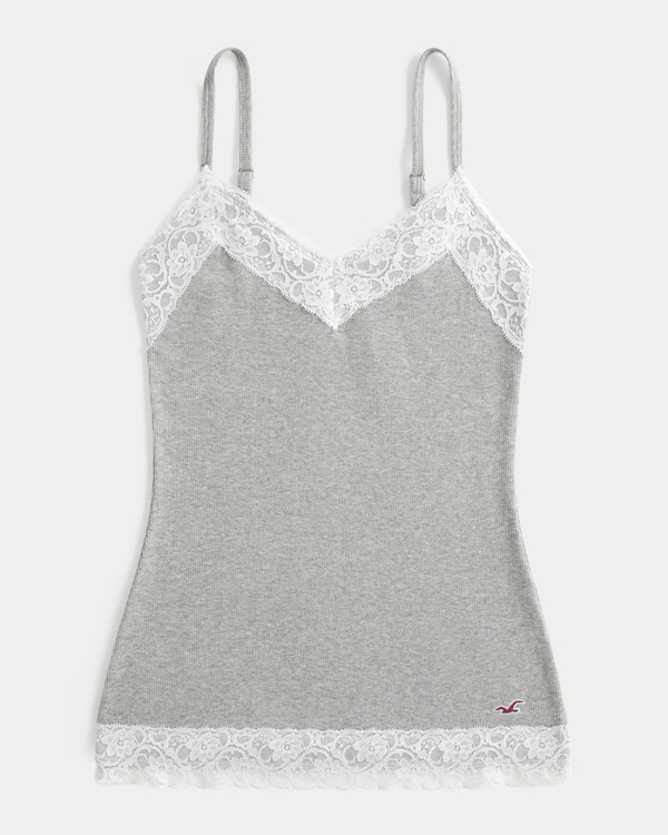 Lace Trim Layering Cami