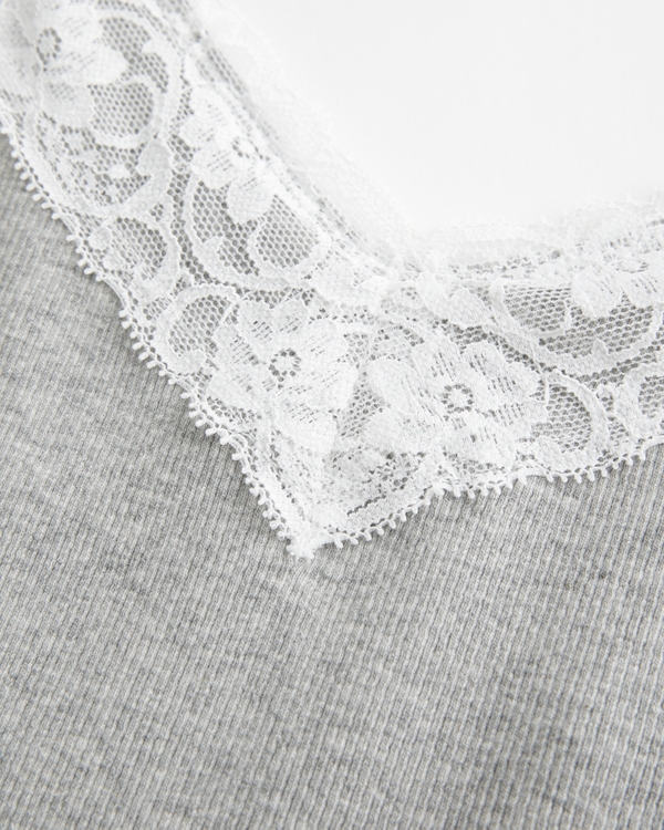 Lace Trim Layering Cami