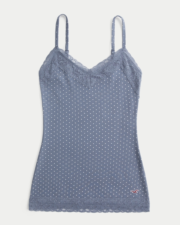 Lace Trim Layering Cami