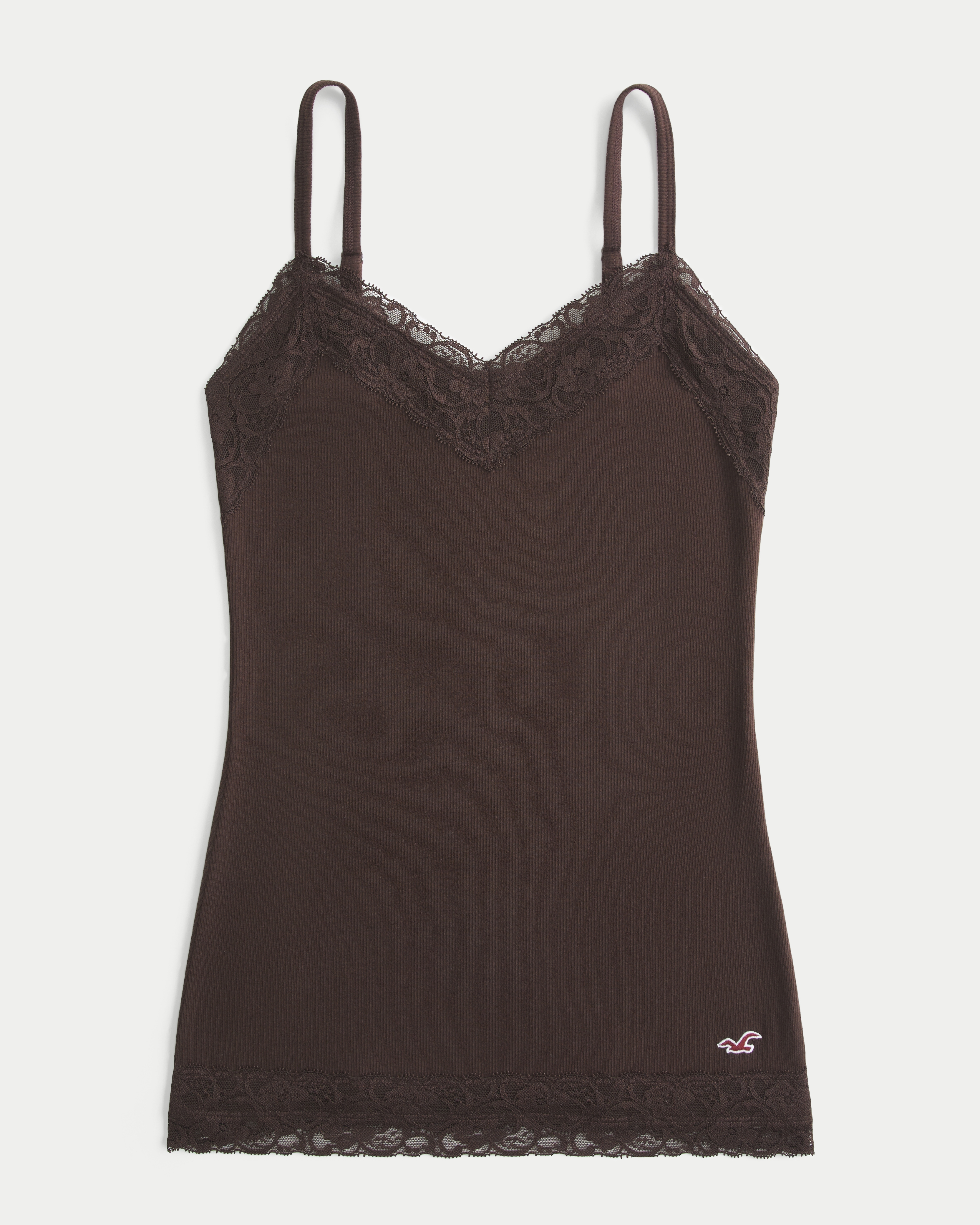 Lace Trim Layering Cami