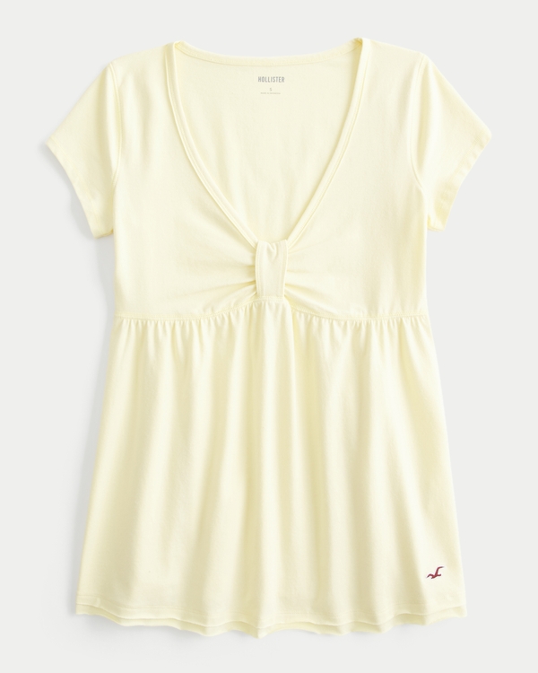 Women's Easy Short-Sleeve Babydoll Top | Women's Sale