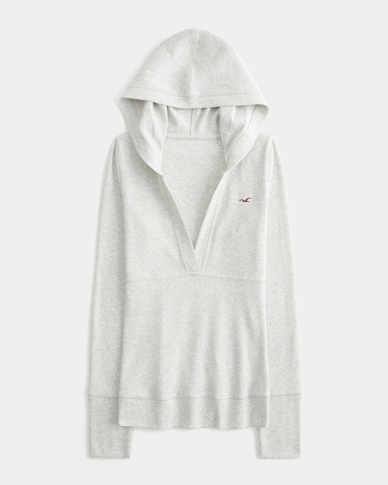 MIRROR9❤️ ICON Knit Hoodie Women's Knit Icon Hoodie | Women's Clearance | HollisterCo.com