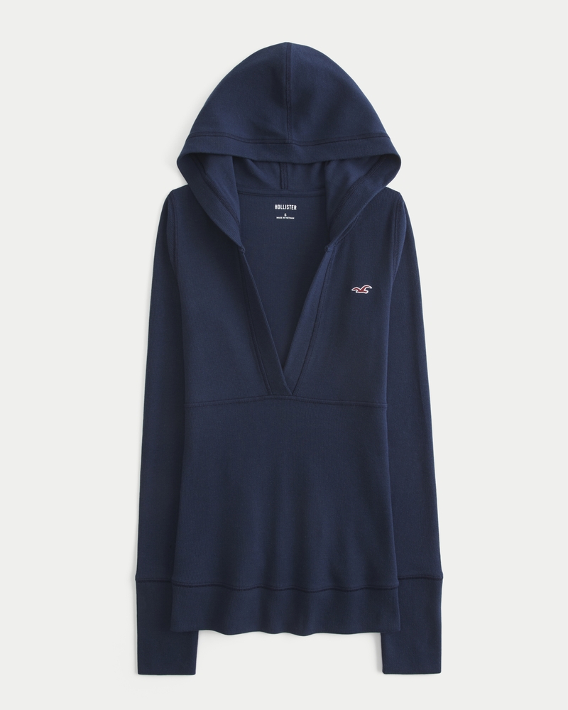 Women's Knit Icon Hoodie | Women's Clearance | HollisterCo.com