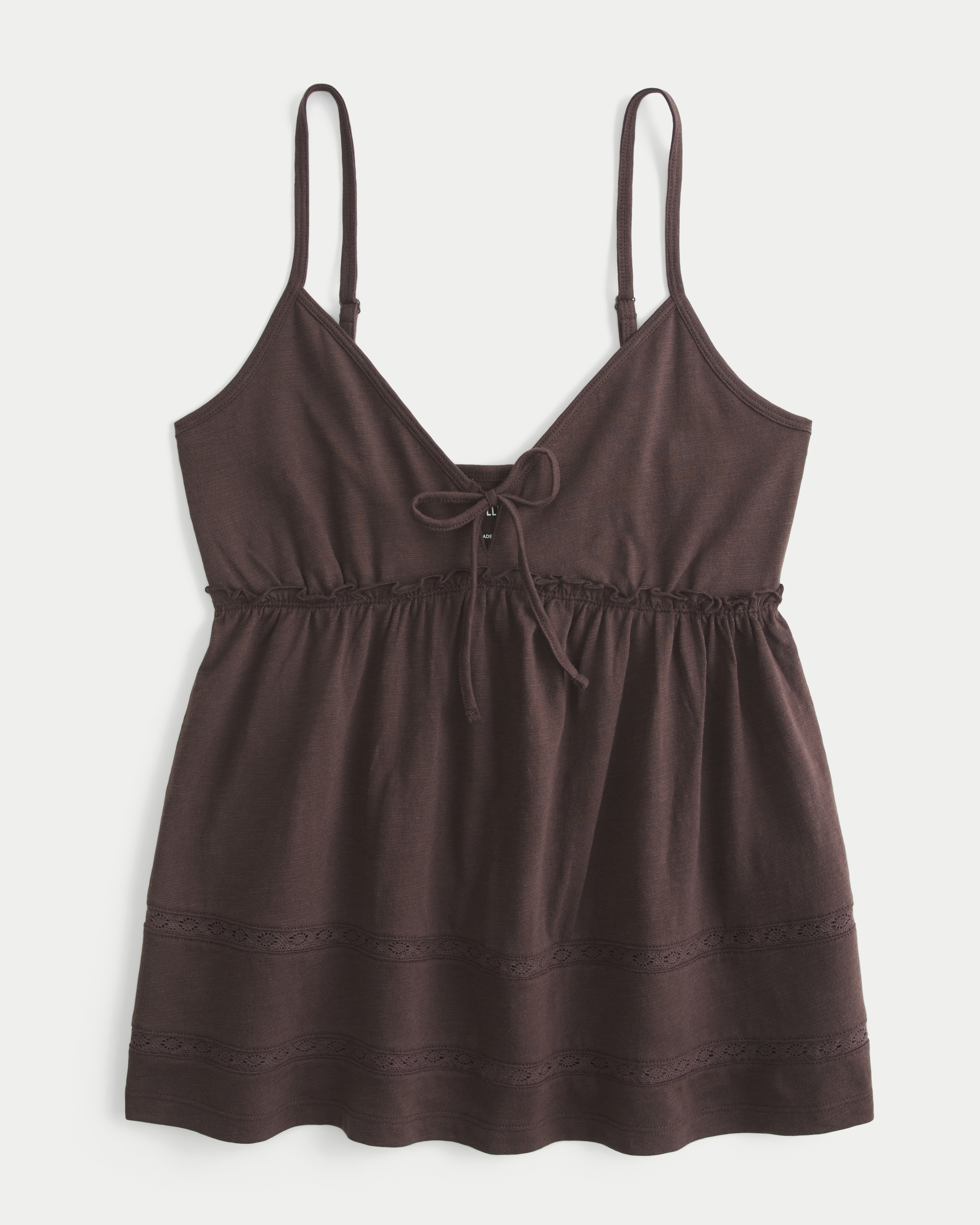 Easy Tie Front Babydoll Top