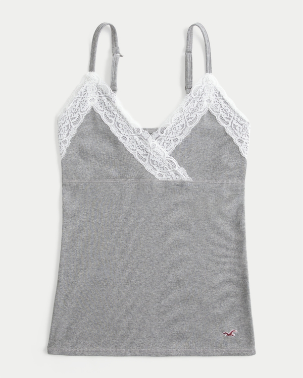 Wrap Lace Trim Layering Cami