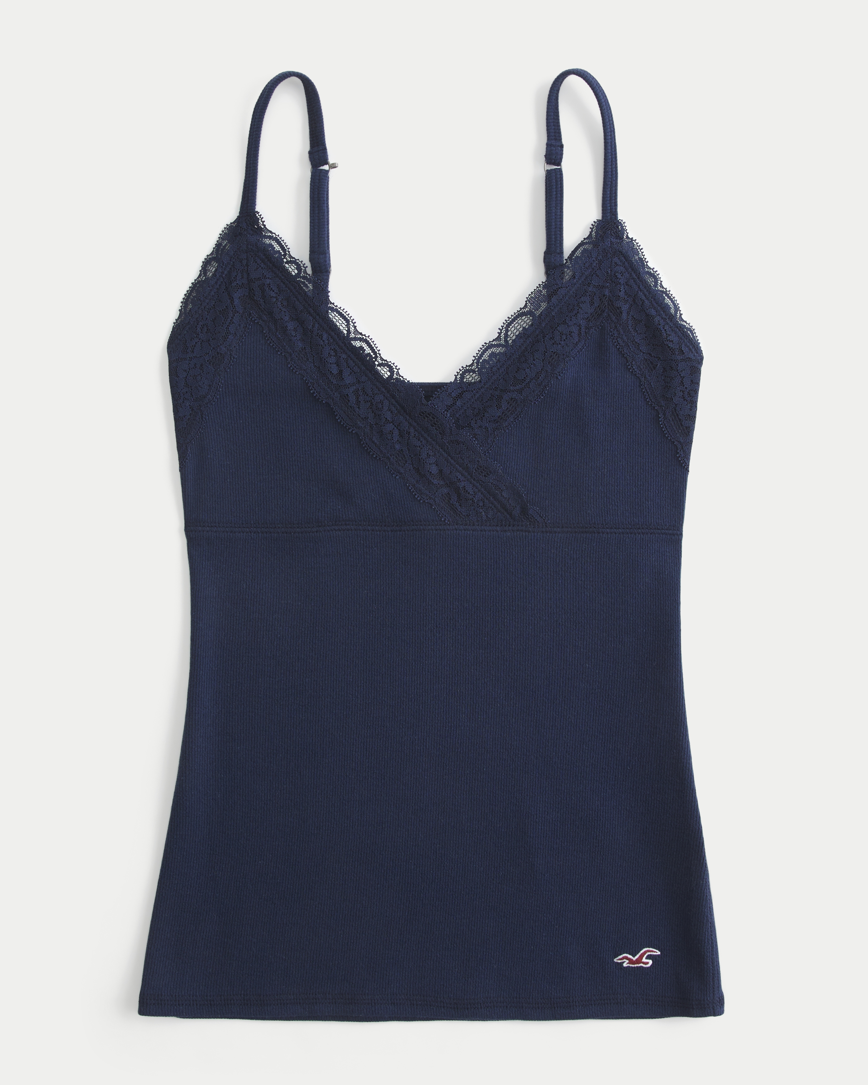 Wrap Lace Trim Layering Cami