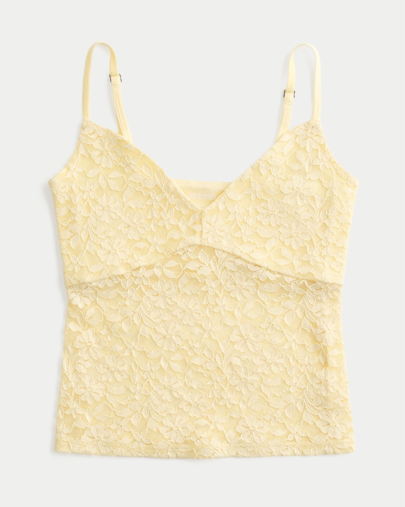 Women's All-Over Lace Cami | Women's Tops | HollisterCo.ca