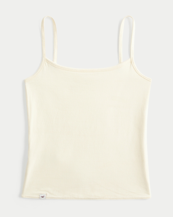 Hollister Callie Reversible Cami, Butter Yellow Stripe view 2