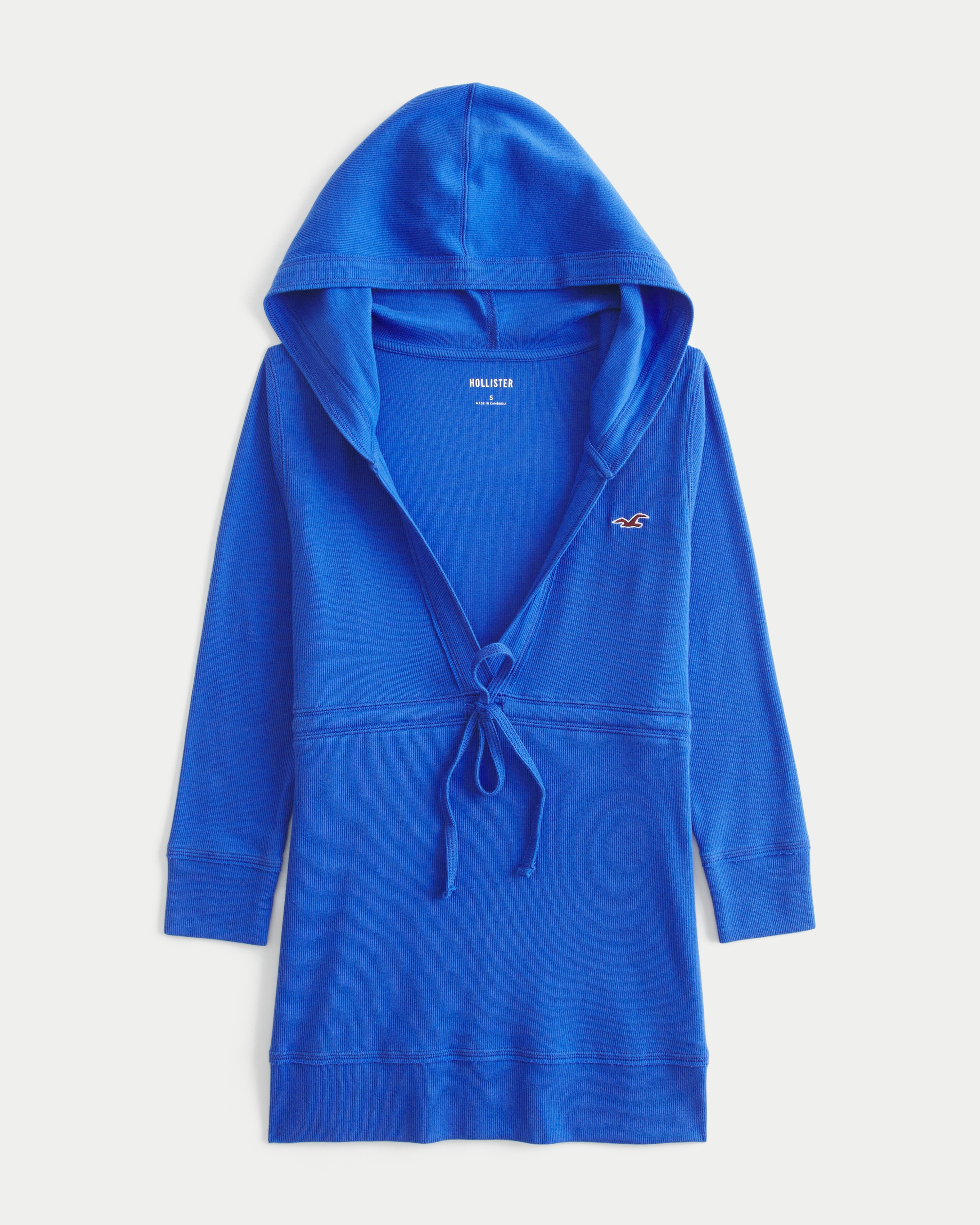 Three-Quarter Sleeve Hooded Icon T-Shirt