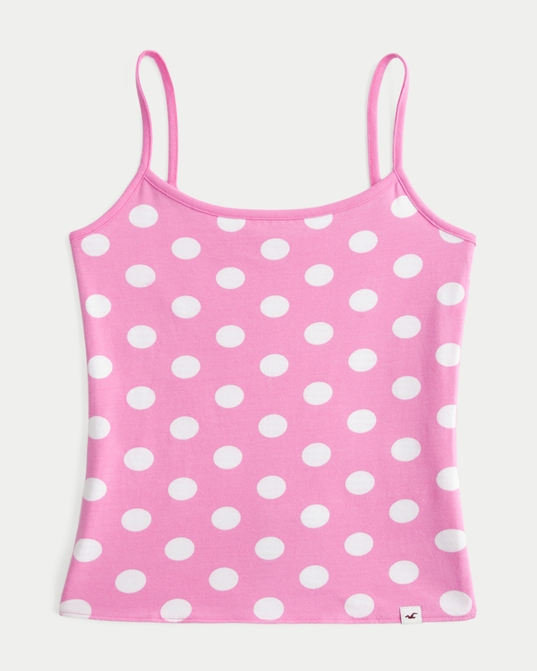 Hollister Callie Reversible Cami, Pink Dot view 1