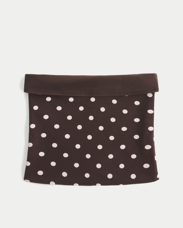 Taylor Reversible Tube Top, Espresso Dot view 1