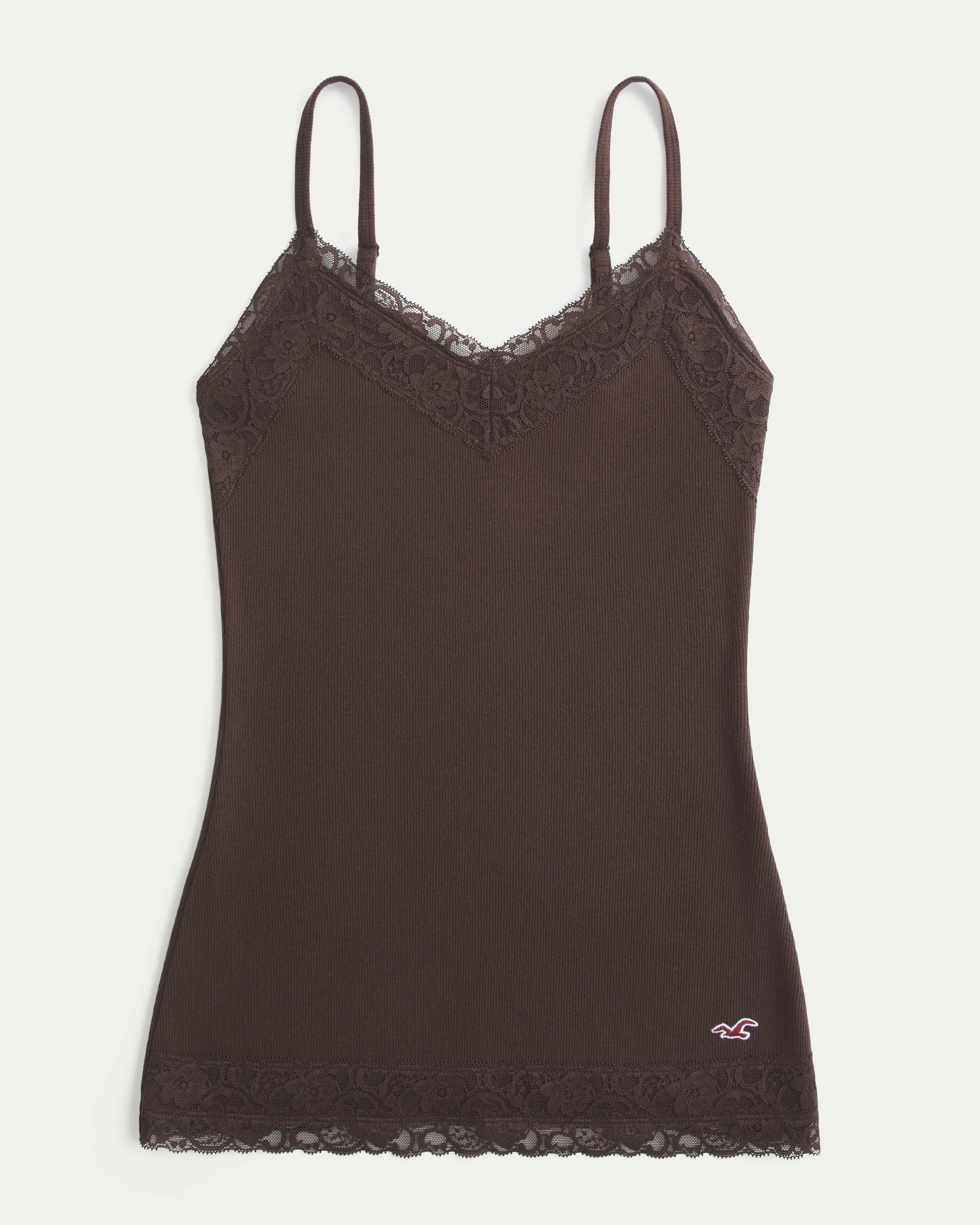 Lace Trim Layering Cami