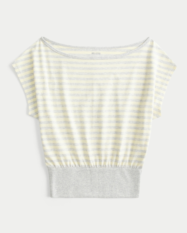 Off-the-Shoulder Banded Top