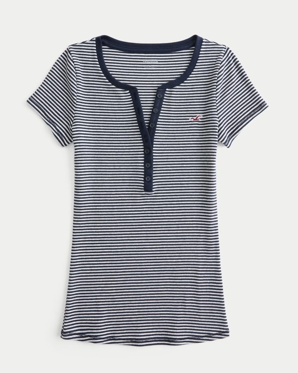 Short-Sleeve Icon Henley