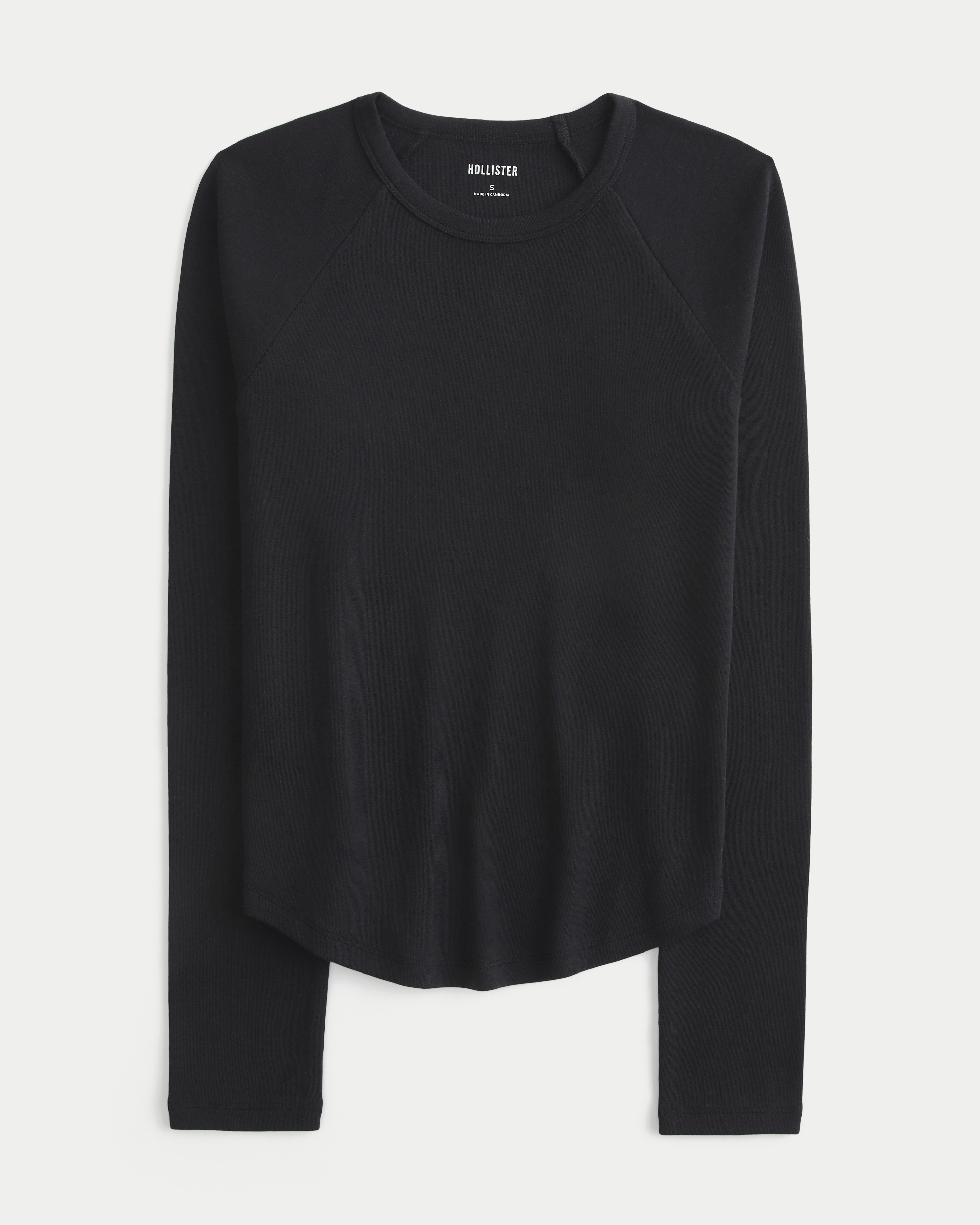 Long-Sleeve Raglan Crew T-Shirt