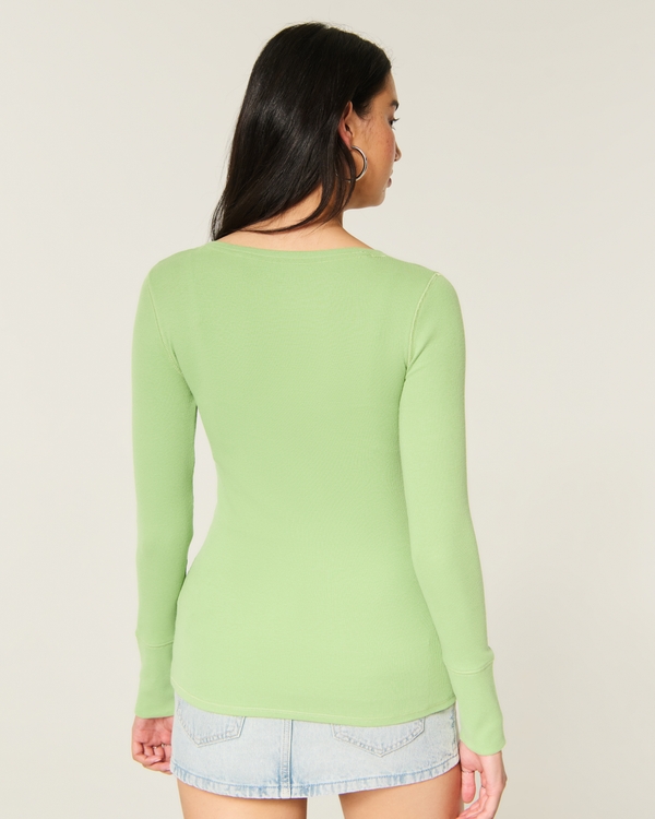 Icon Henley, Lime view 2