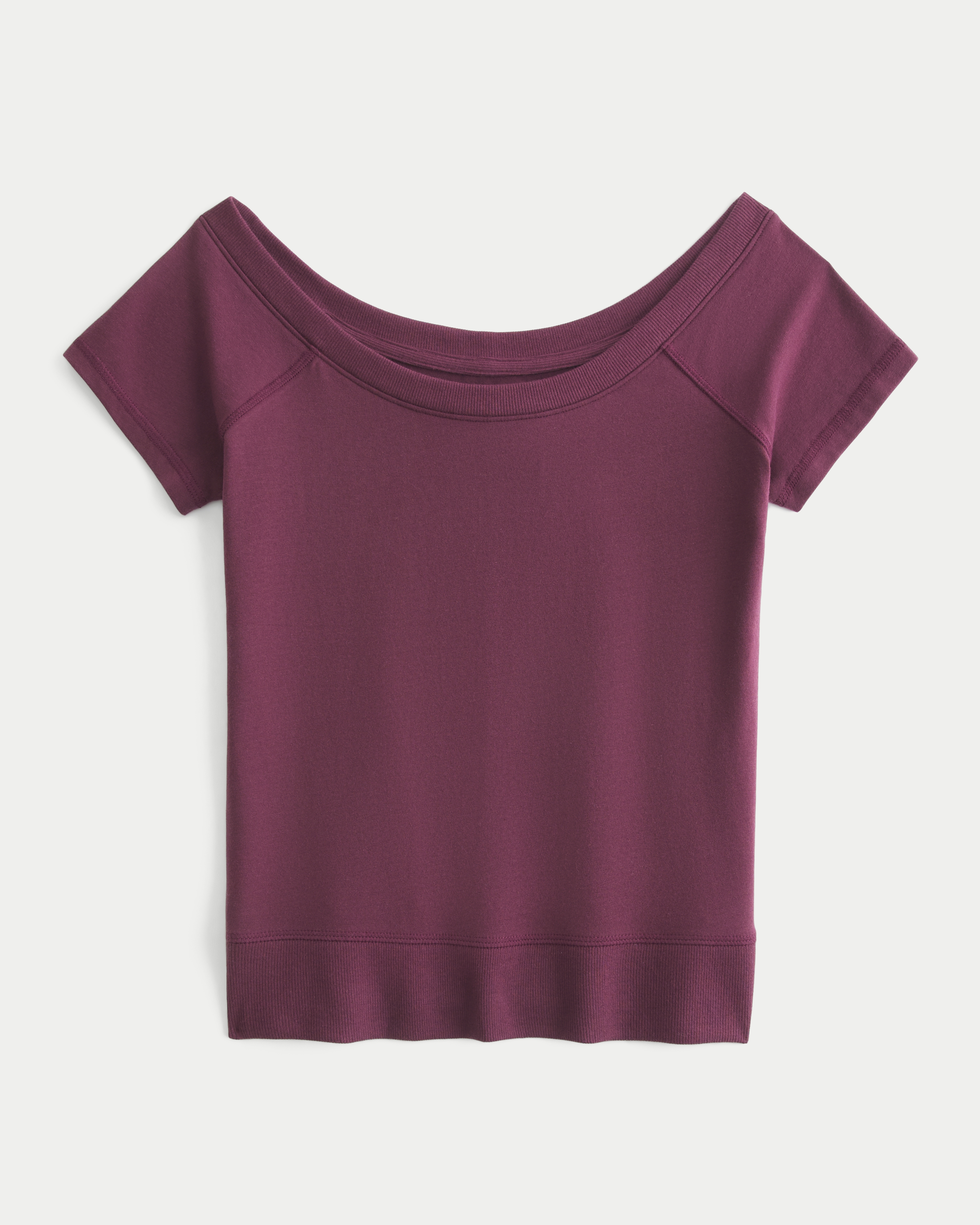 Banded Scoop T-Shirt