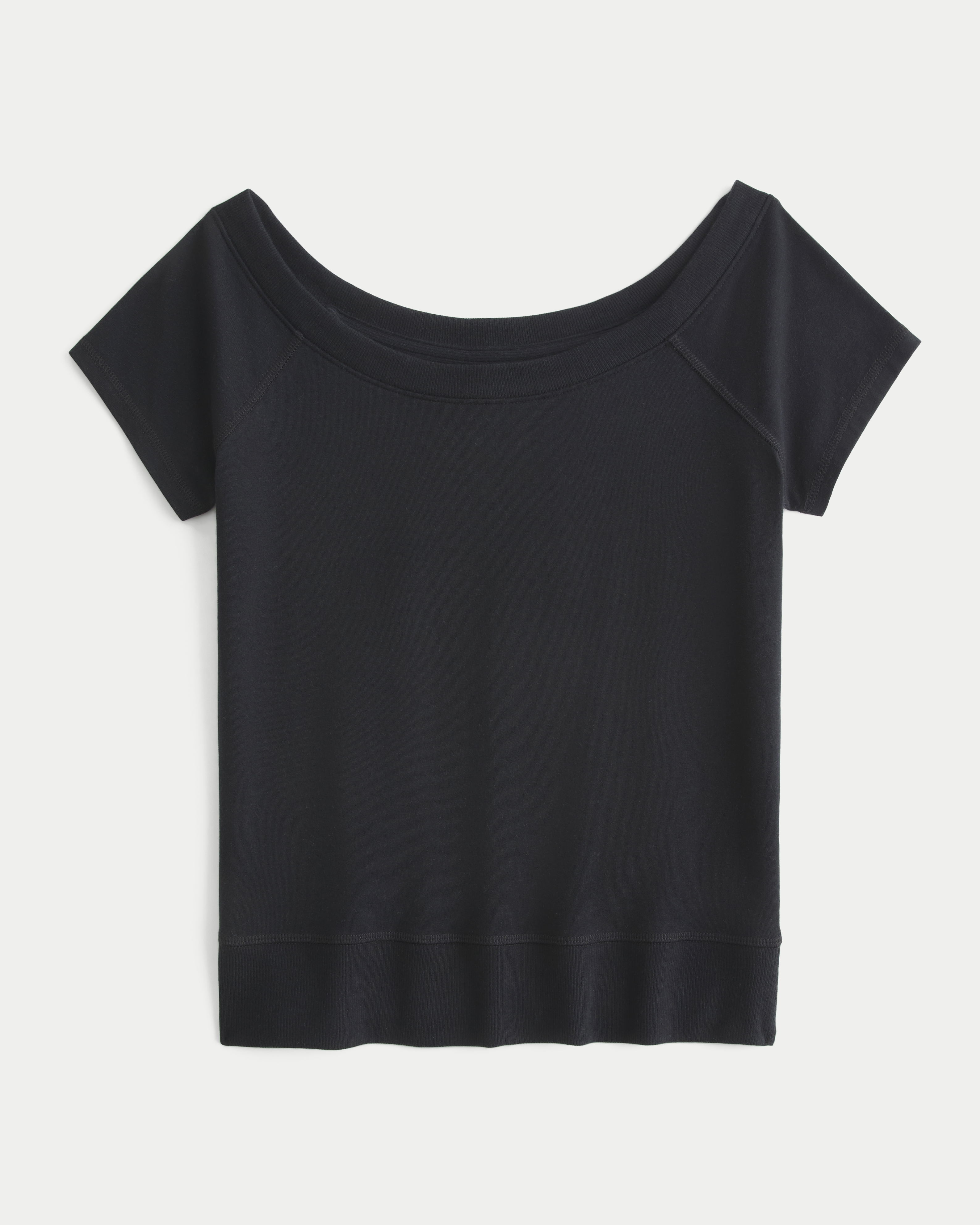 Banded Scoop T-Shirt