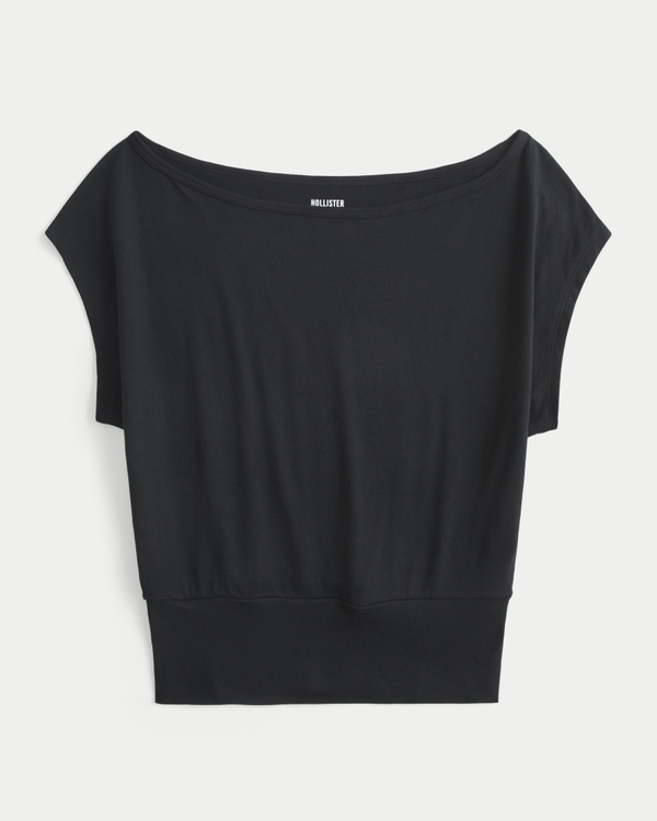 Women's Off-the-Shoulder Short-Sleeve Dolman Top | Women's Tops
