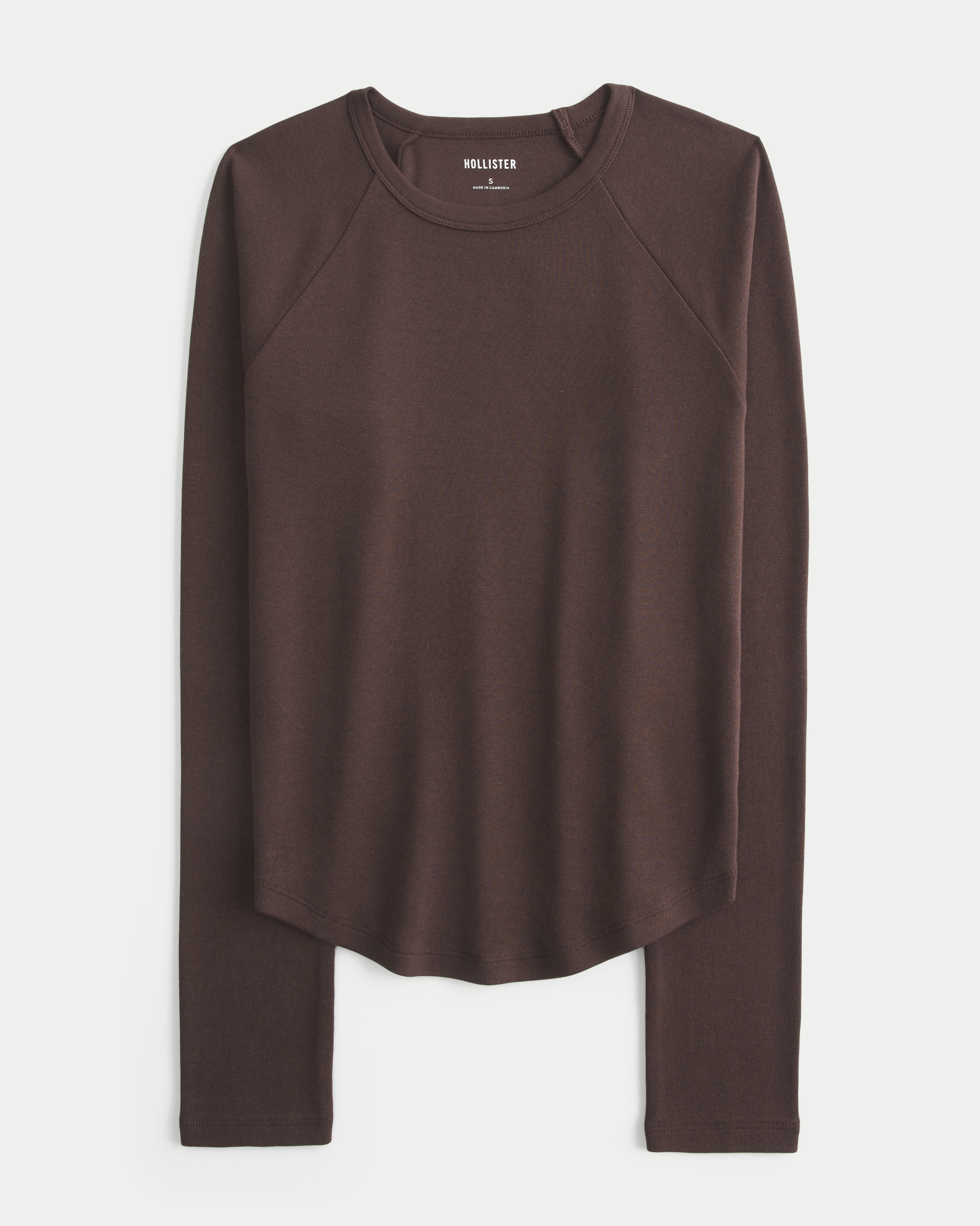 Long-Sleeve Raglan Crew T-Shirt