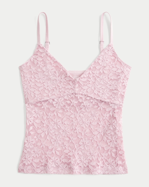 Women's All-Over Lace Cami | Women's Tops | HollisterCo.com