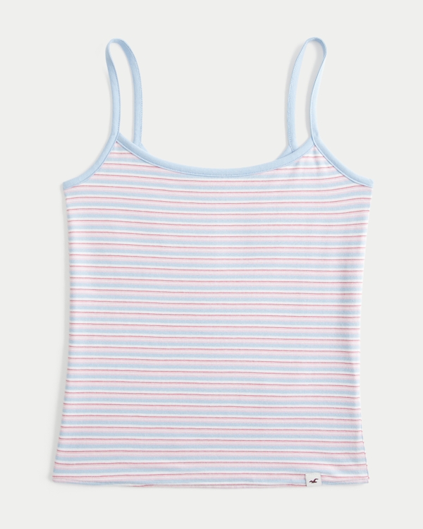 Hollister Callie Reversible Cami, Pink Stripe view 1