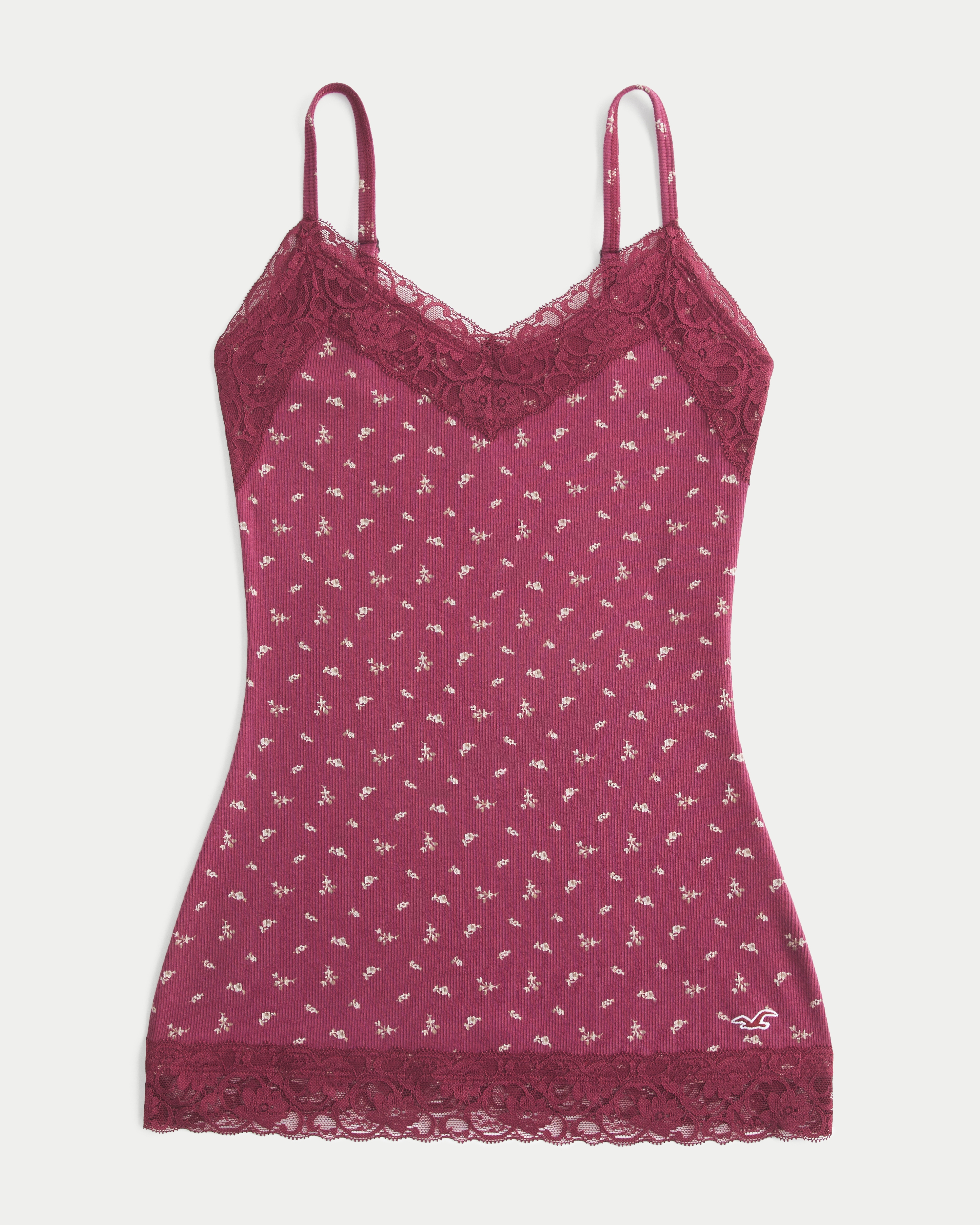 Lace Trim Layering Cami