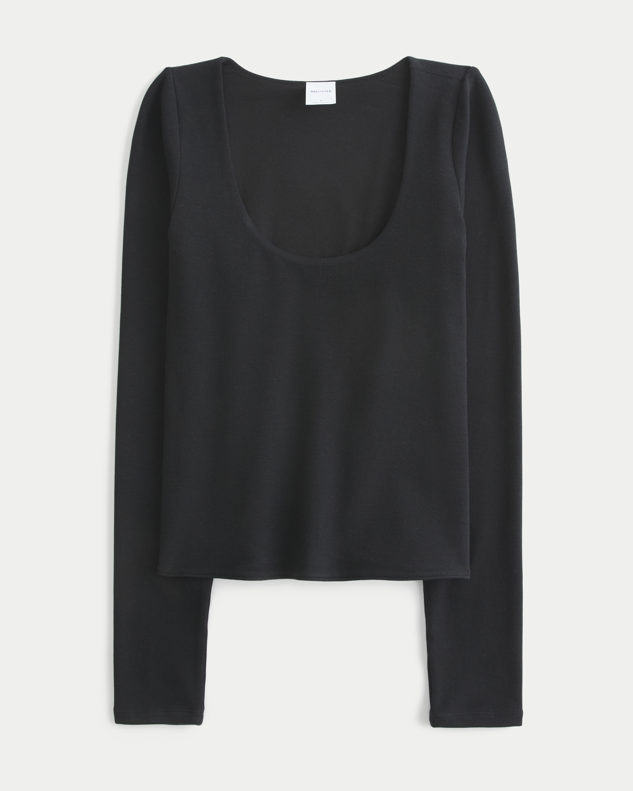 Long-Sleeve Scoop T-Shirt