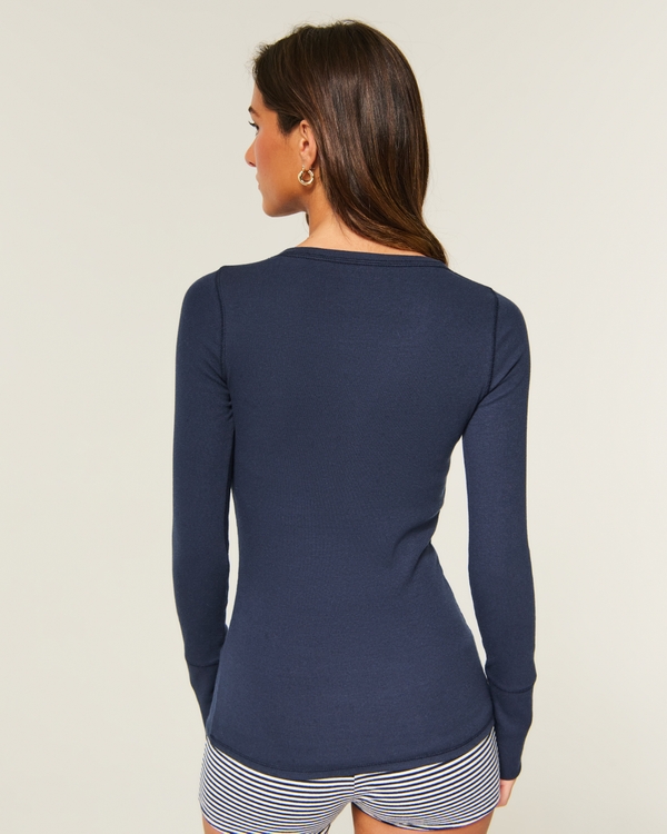 Icon Henley, Navy view 2