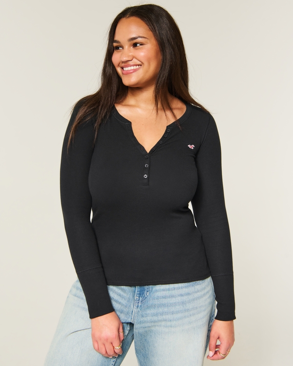 Icon Henley, Black view 1