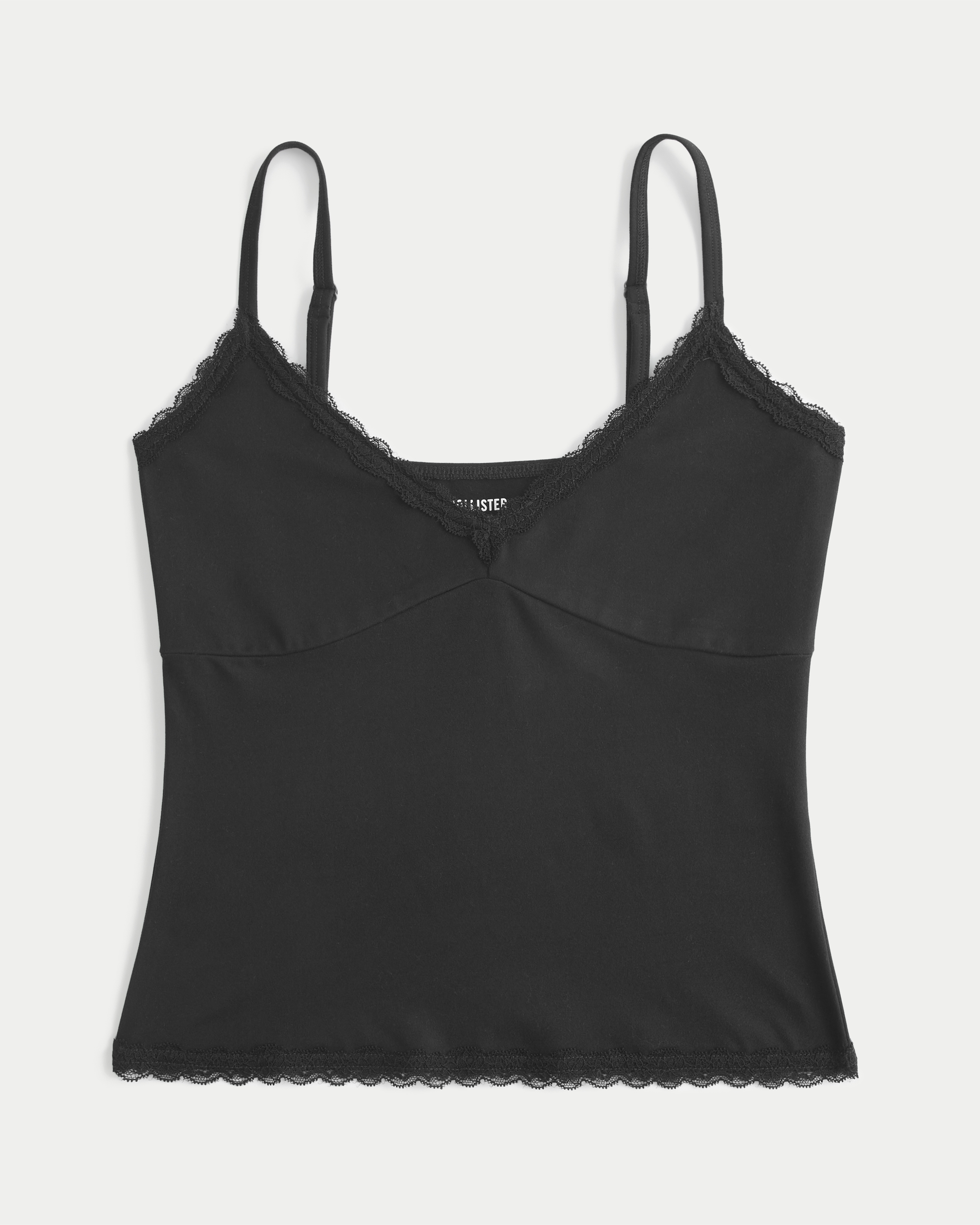 Lace Trim Seamless Fabric Cami