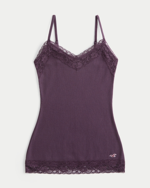 Lace Trim Layering Cami