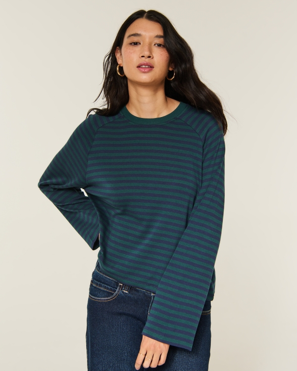 Easy Long-Sleeve Crew T-Shirt