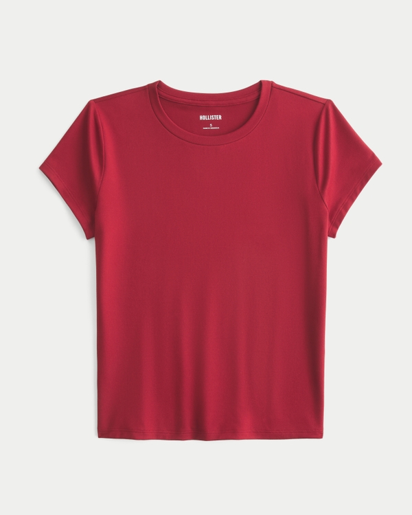 Soft Seamless Fabric Crew T-Shirt