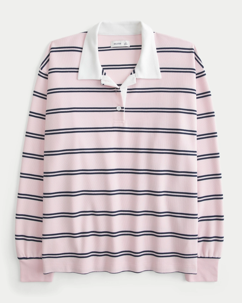 Easy Long-Sleeve Rugby Polo