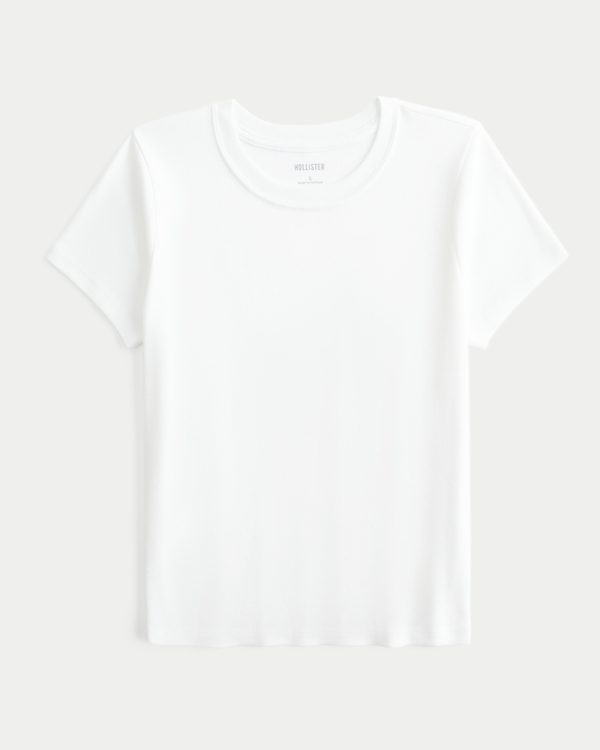 Crew Baby Tee, White view 1