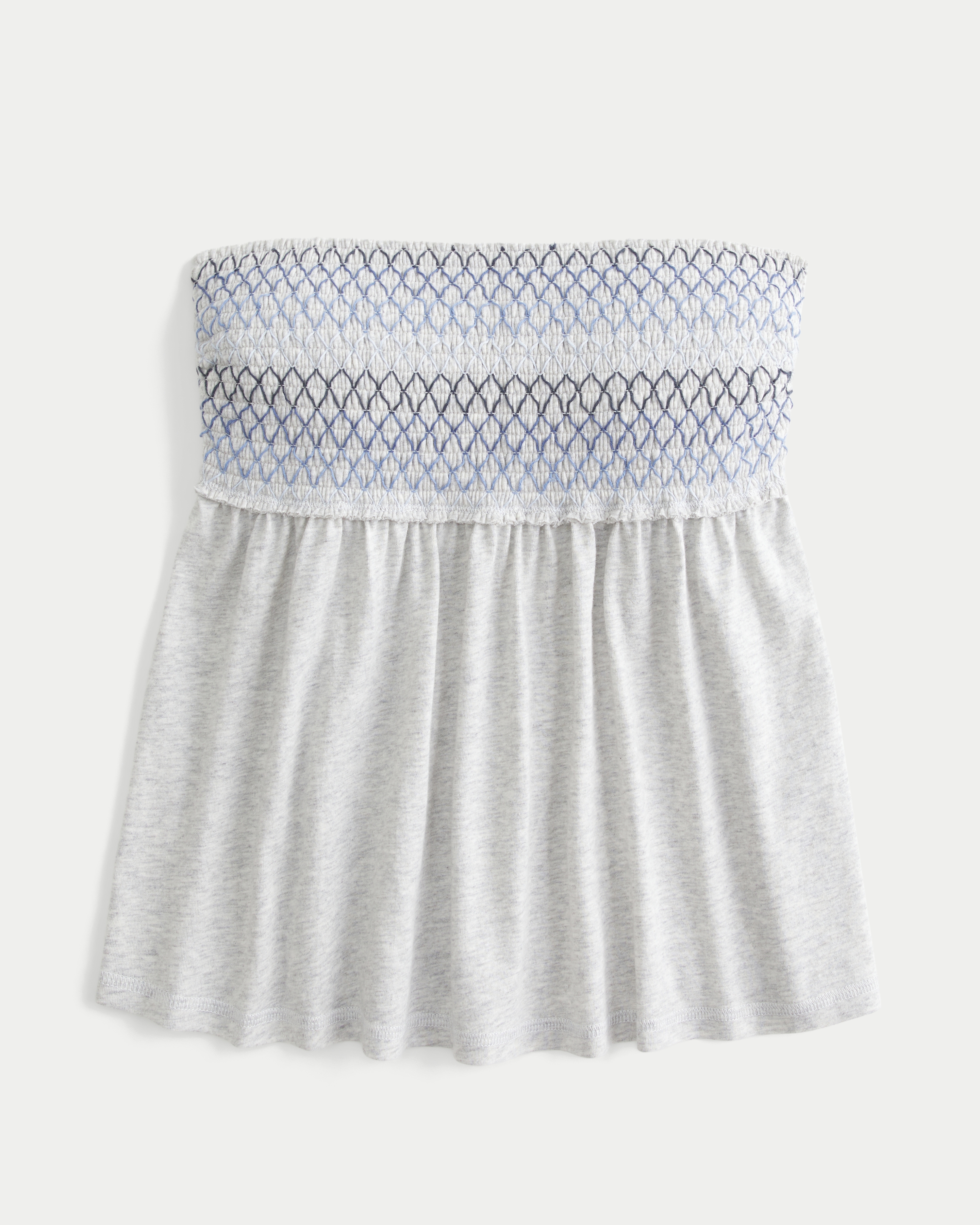 Easy Strapless Smocked Babydoll Top
