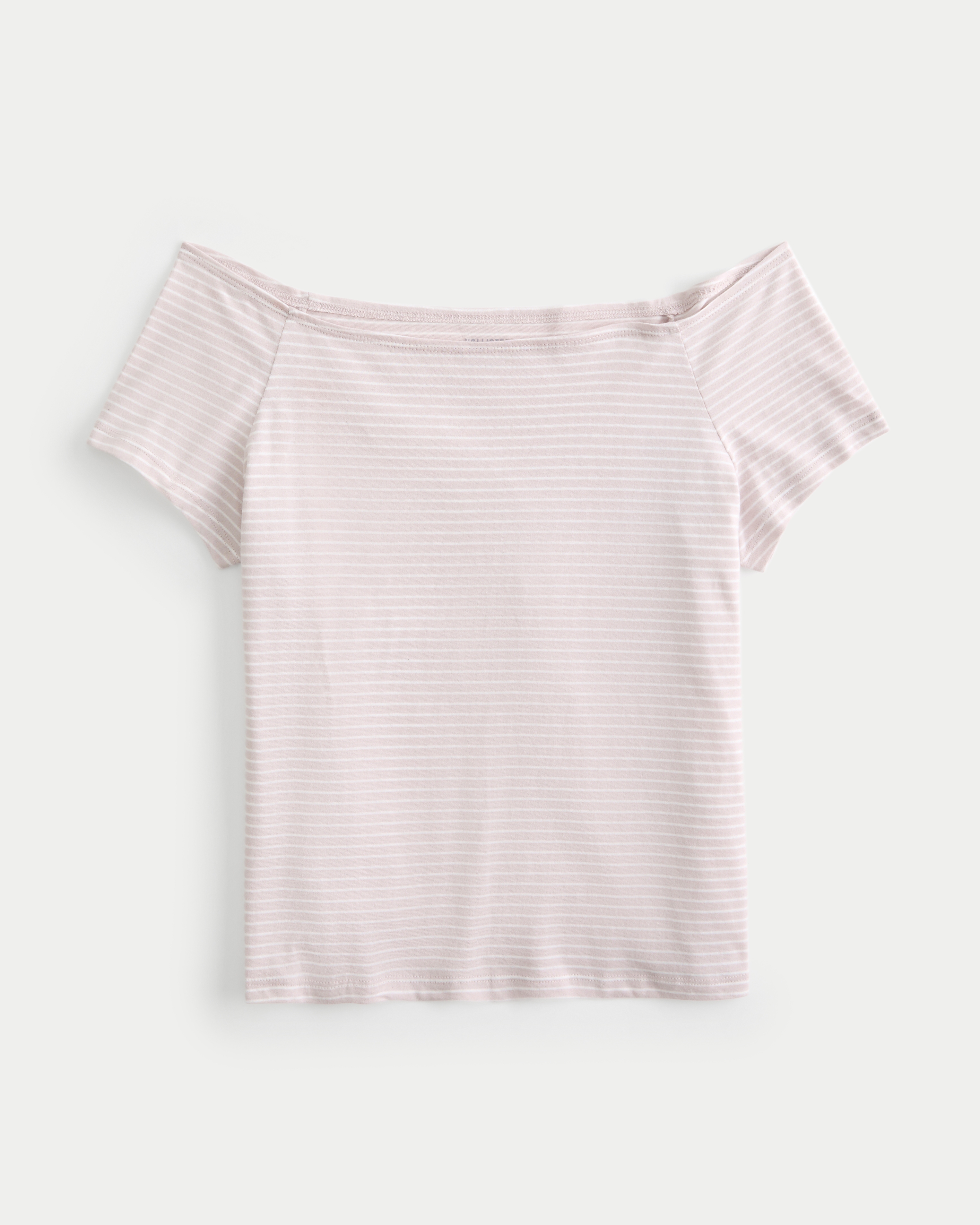 Body Skimming Off-the-Shoulder T-Shirt