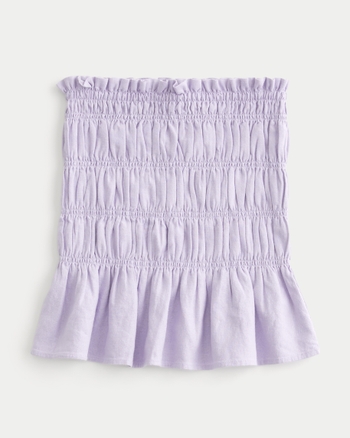 Smocked tube top hollister clearance