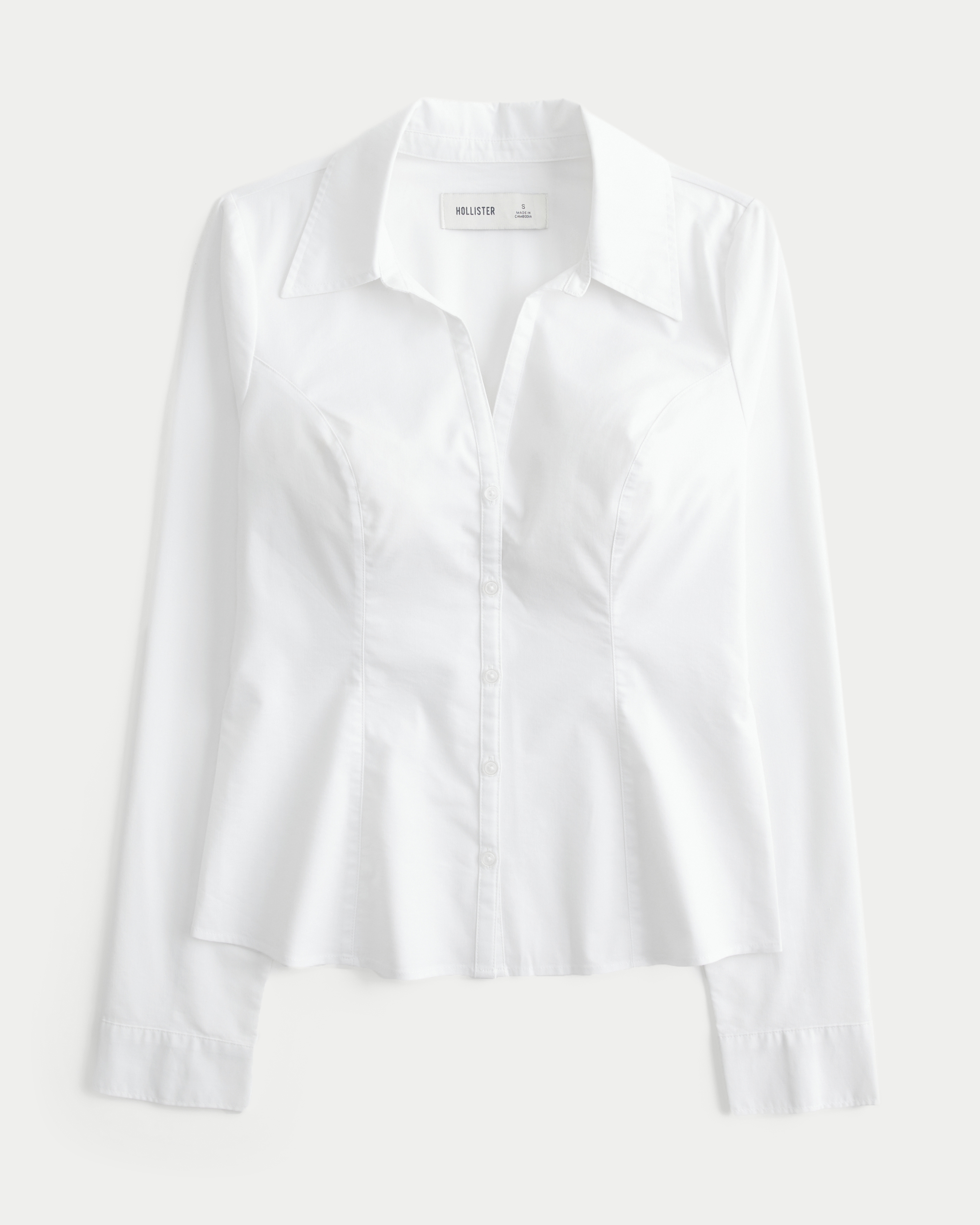 Slim Button-Through Shirt