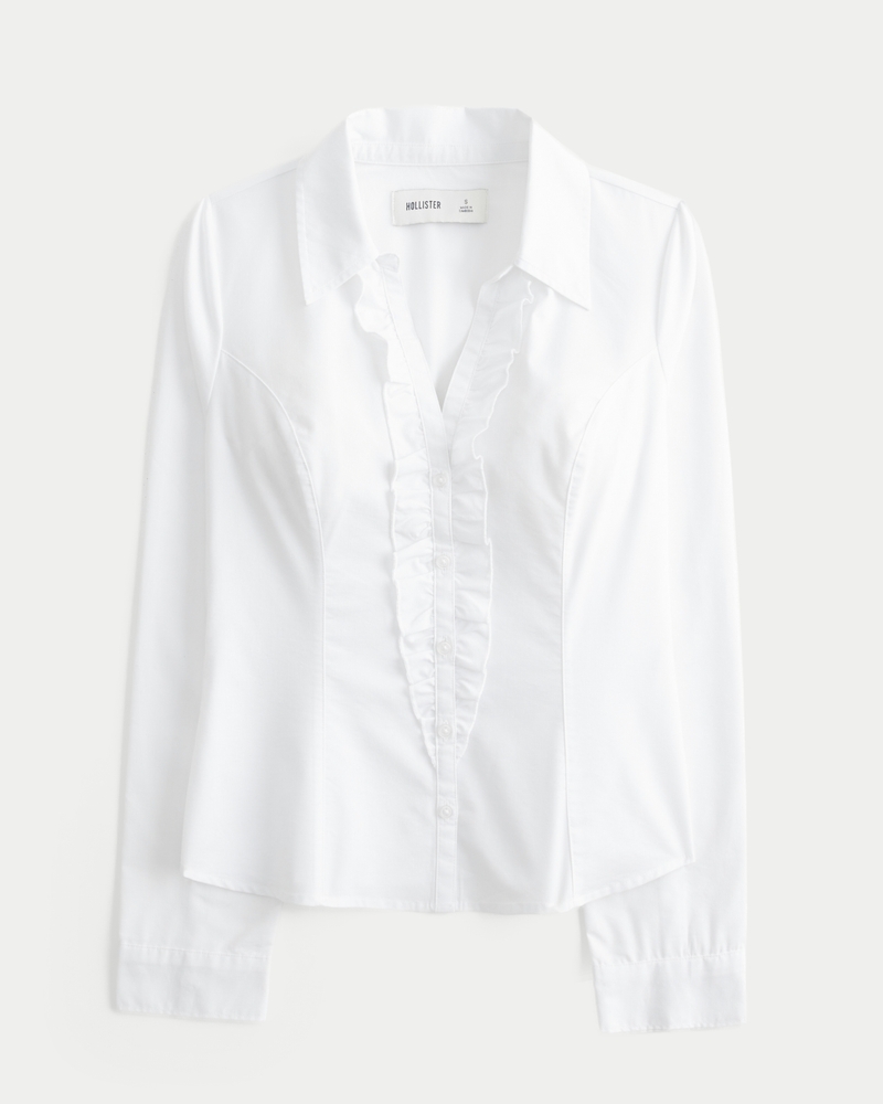 Slim Button-Through Shirt