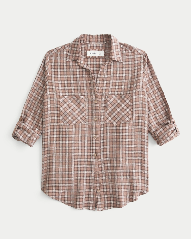 Oversized Flannel Shirt