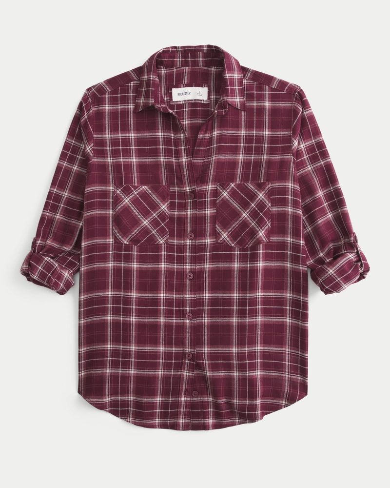 Oversized Flannel Shirt