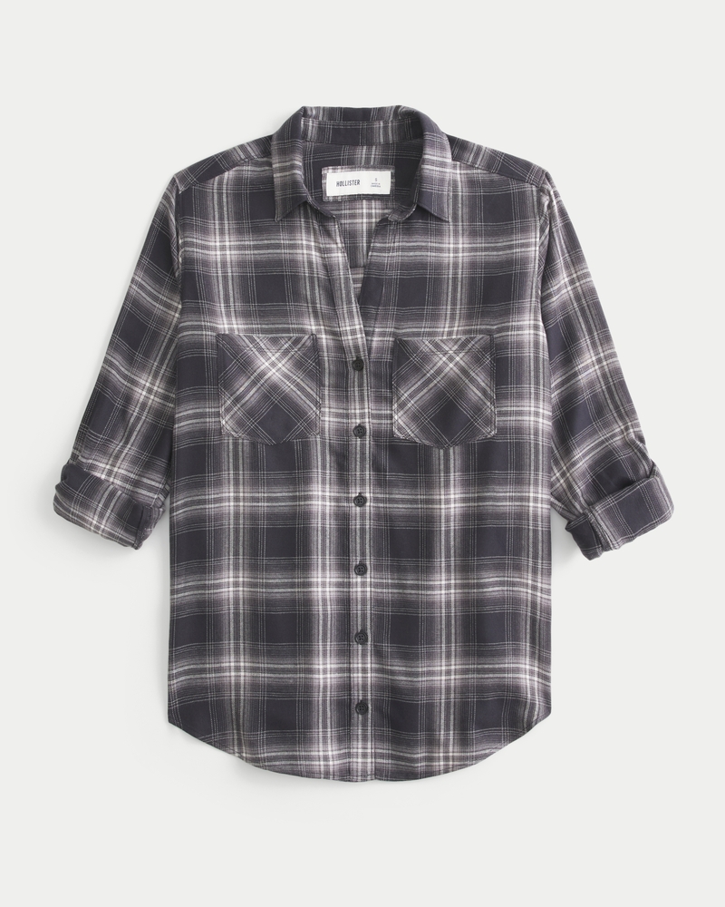 Oversized Flannel Shirt