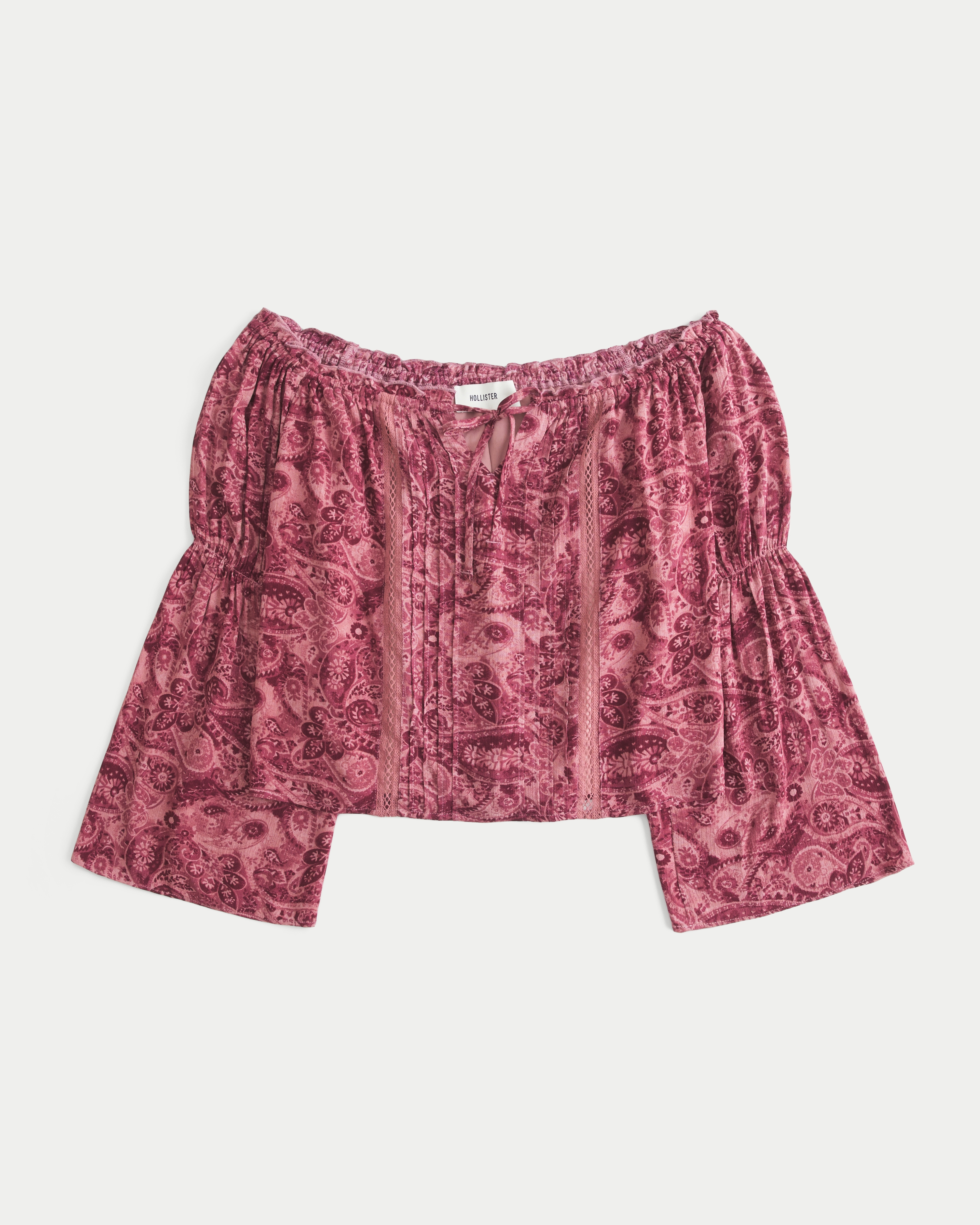 Easy Off-the-Shoulder Long-Sleeve Top